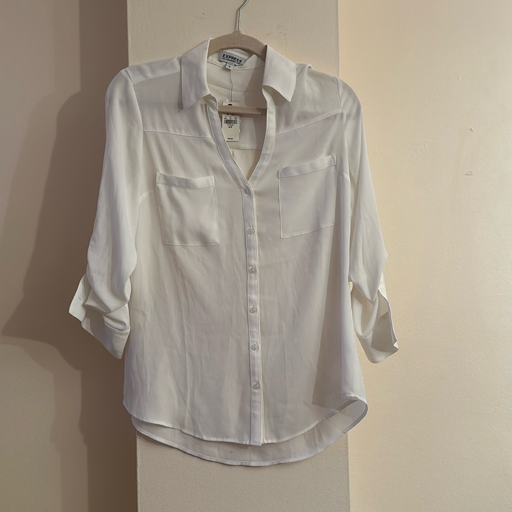 Express White Portofino Shirt